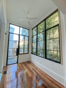 double hung window