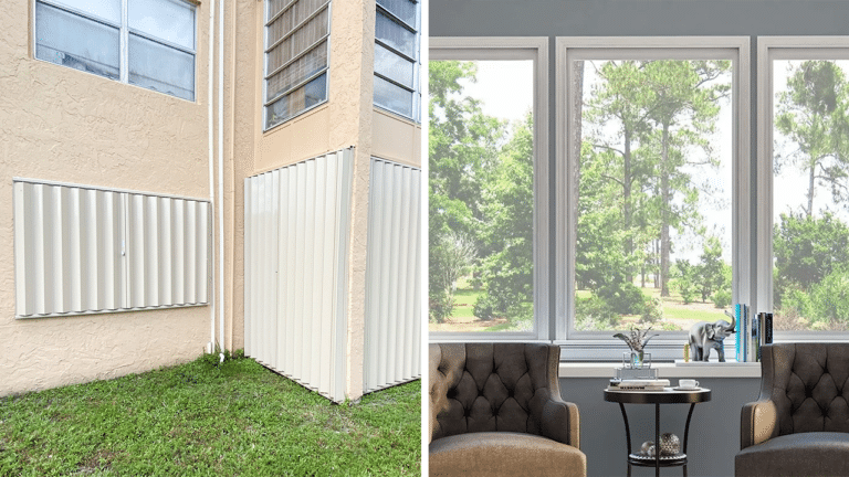 hurricane shutters vs impact windows