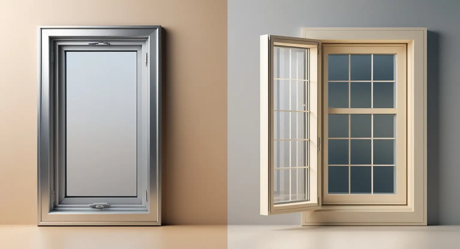 Aluminum vs Vinyl impact windows frames